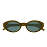 Saint Laurent Occhiali da Sole SL 567 PLUMP 003 Marrone/Verde Donna