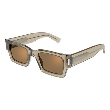 Saint Laurent Occhiali da Sole SL 572 006 Giallo Marrone Unisex 1