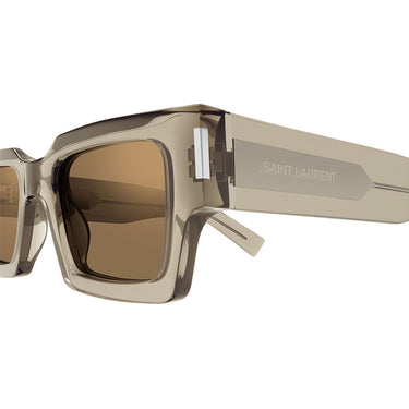Saint Laurent Occhiali da Sole SL 572 006 Giallo Marrone Unisex 2