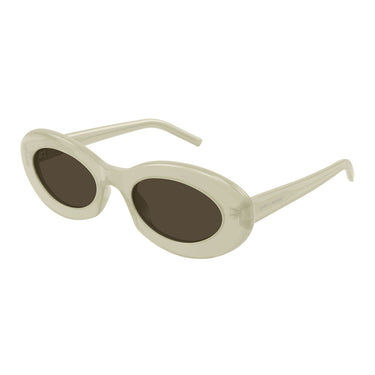 Saint Laurent Occhiali da Sole SL 594 011 Avorio/Marrone Donna 2