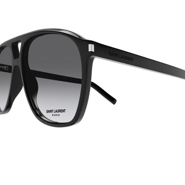 Saint Laurent Okulary Przeciwsłoneczne SL 596 DUNE 006 Czarny/Szary Damskie 3