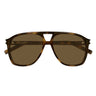 Saint Laurent Occhiali da Sole SL 596 DUNE 010 Marrone/Marrone Donna