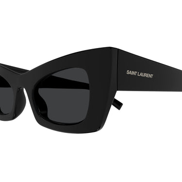 Saint Laurent Lunettes de Soleil SL 702 001 Noir/Gris Femme 2