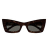Saint Laurent Okulary Przeciwsłoneczne SL 702 002 Havana/Grigio Damskie