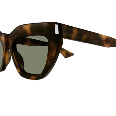 Saint Laurent Okulary Przeciwsłoneczne SL 759 003 Havana/Verde Damskie 3