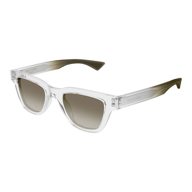 Saint Laurent Occhiali da Sole SL 789 JACQUES 004 Trasparente/Marrone Uomo 2