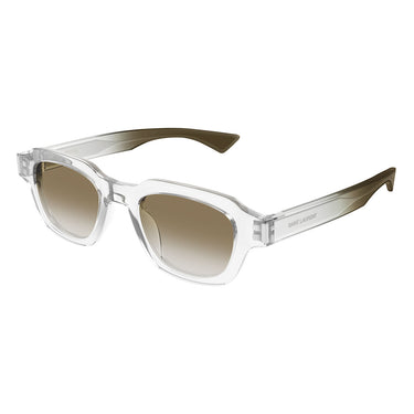 Saint Laurent Occhiali da Sole SL 791 003 Trasparente/Marrone Sfumato Unisex 2