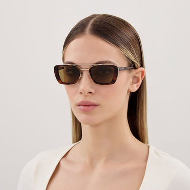 Saint Laurent Occhiali da Sole SL 825 002 Marrone Marrone Unisex 4