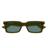 Saint Laurent Occhiali da Sole SL 860 004 Marrone/Verde Uomo