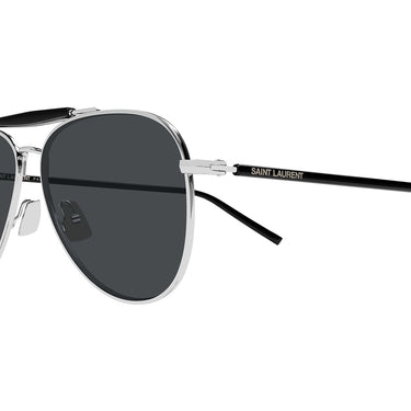 Saint Laurent Occhiali da Sole SL 864 002 Argento/Grigio Unisex 3