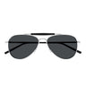 Saint Laurent Occhiali da Sole SL 864 002 Argento/Grigio Unisex