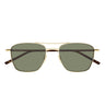 Saint Laurent Occhiali da Sole SL 866 003 Oro Marrone/Verde Unisex