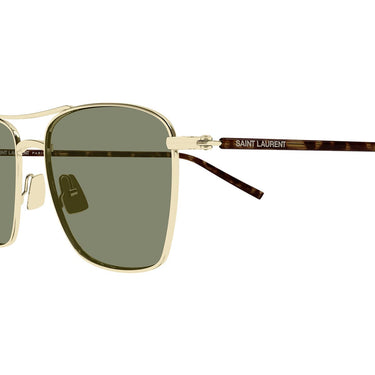 Saint Laurent Occhiali da Sole SL 866 003 Oro Marrone/Verde Unisex 2