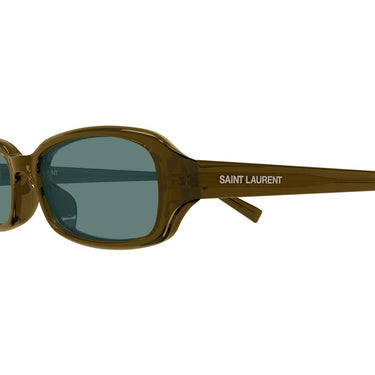 Saint Laurent Occhiali da Sole SL 872 ERIN 007 Marrone/Verde Donna 3