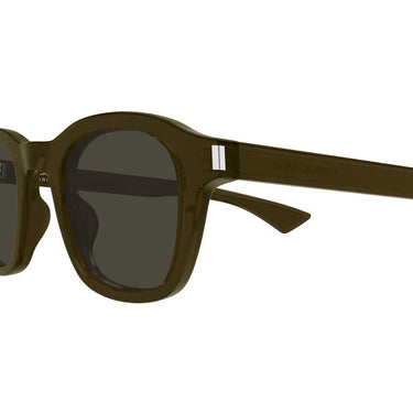 Saint Laurent Occhiali da Sole SL 880 004 Marrone Fango/Grigio Unisex 2