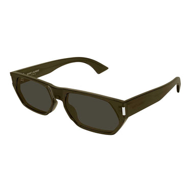 Saint Laurent Occhiali da Sole SL 898 004 Marrone Fango/Grigio Uomo 1