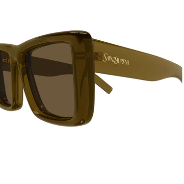 Saint Laurent Occhiali da Sole SL 900 HOWL 004 Marrone Marrone Donna 3