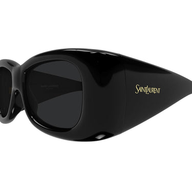 Saint Laurent Occhiali da Sole SL 901 HOWL 001 Nero/Nero Unisex 2