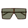  Saint Laurent Occhiali da Sole SL 909 BETTY S 003 Marrone Verde Donna 