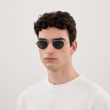 Saint Laurent Occhiali da Sole SL 97 002 Argento/Grigio Unisex 2