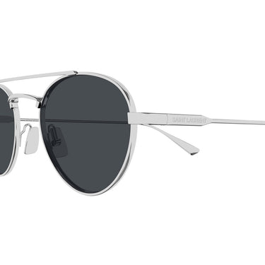 Saint Laurent Occhiali da Sole SL 97 002 Argento/Grigio Unisex 3
