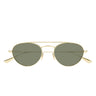 Saint Laurent Occhiali da Sole SL 97 004 Oro/Verde Unisex