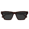 Saint Laurent Okulary Przeciwsłoneczne SL M103 006 Havana/Szary Damskie