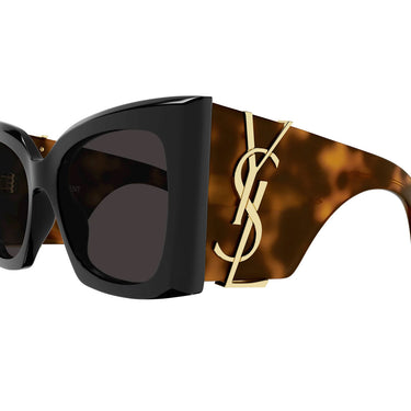 Saint Laurent Lunettes de Soleil SL M119 BLAZE 003 Marron/Noir Femme 3