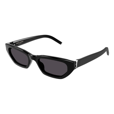 Saint Laurent Okulary Przeciwsłoneczne SL M126 001 Czarny/Szary Unisex 1