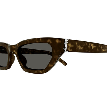 Saint Laurent Okulary Przeciwsłoneczne SL M126 002 Havana/Grigio Unisex 3