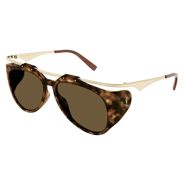Saint Laurent Gafas de Sol SL M137 AMELIA 002 Oro/Marrón Mujer 2