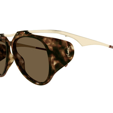 Saint Laurent Gafas de Sol SL M137 AMELIA 002 Oro/Marrón Mujer 3