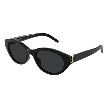Saint Laurent Okulary Przeciwsłoneczne SL M148 001 Czarny/Ciemnoszary Damskie 1