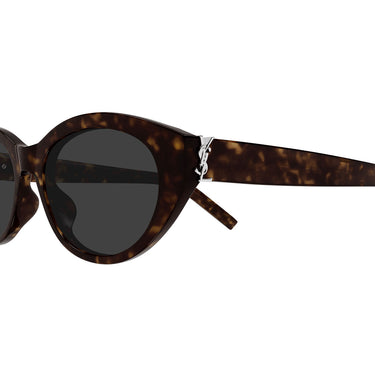 Saint Laurent Okulary Przeciwsłoneczne SL M148 002 Havana/Grigio Scuro Damskie 2