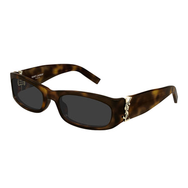 Saint Laurent Occhiali da Sole SL M152 003 Marrone/Grigio Scuro Unisex 1