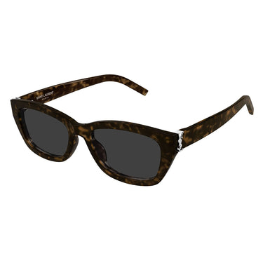 Saint Laurent Occhiali da Sole SL M153 002 Marrone Scuro/Grigio Donna 1