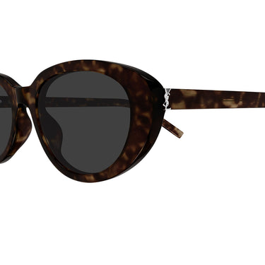 Saint Laurent Occhiali da Sole SL M154 002 Marrone Scuro Grigio Donna 3