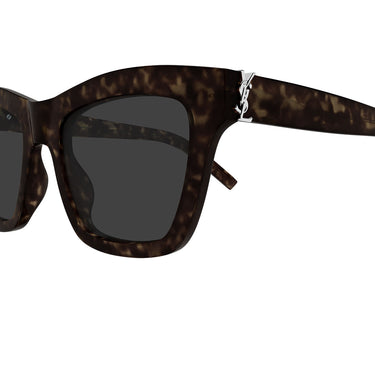 Saint Laurent Occhiali da Sole SL M156 002 Marrone Grigio Scuro Donna 3