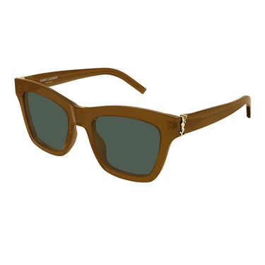 Saint Laurent Occhiali da Sole SL M156 005 Giallo Verde Donna 2