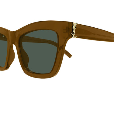 Saint Laurent Occhiali da Sole SL M156 005 Giallo Verde Donna 3