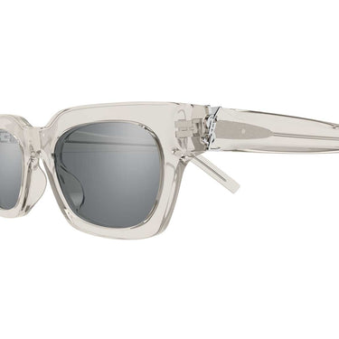 Saint Laurent Occhiali da Sole SL M175 004 Beige/Argento Donna 3