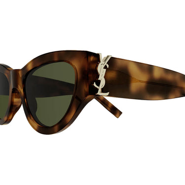 Saint Laurent Okulary Przeciwsłoneczne SL M94 003 Havana/Verde Damskie 2