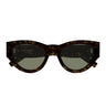 Saint Laurent Okulary Przeciwsłoneczne SL M94 008 Havana Verde Scuro Damskie