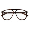 Saint Laurent Eyeglasses SL 596 DUNE OPT 003 Brown/Transparent Women