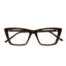 Saint Laurent Occhiali da Vista SL 737 MICA THIN OPT 002 Marrone Scuro/Trasparente Donna