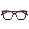 Saint Laurent Occhiali da Vista SL 910 003 Burgundy Trasparente Donna