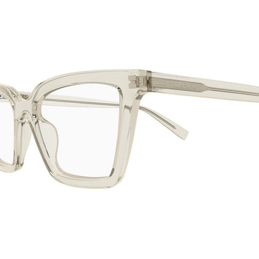 Saint Laurent Occhiali da Vista SL 912 004 Beige/Trasparente Donna 3