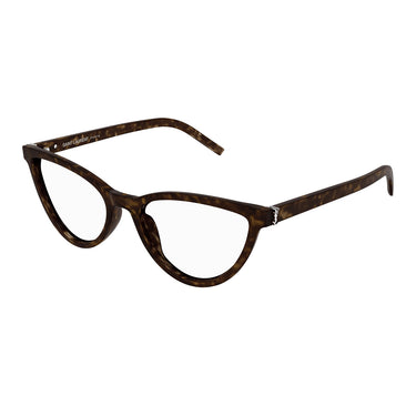 Saint Laurent Eyeglasses SL M138 002 Brown/Transparent Women 2