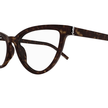 Saint Laurent Eyeglasses SL M138 002 Brown/Transparent Women 3