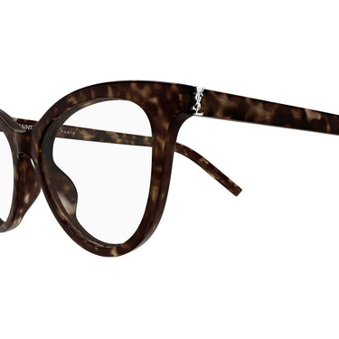 Saint Laurent Occhiali da Vista SL M164 002 Marrone Scuro Trasparente Donna 3